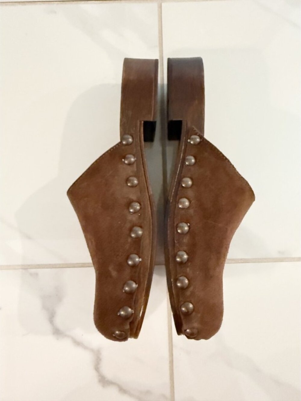 Dolce Vita Alanis Flats Brown Suede Clog - Picture 5 of 14
